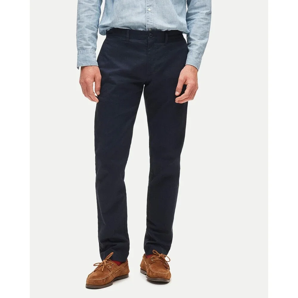 J Crew 484 Slim-fit Stretch Chino Pants Mens 34x32 Navy Blue NEW
